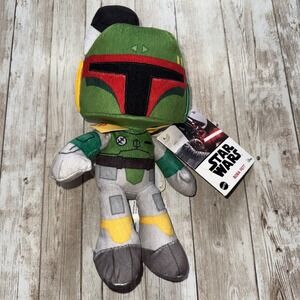 Star Wars Boba Fett Plush Disney Authentic‎ Mattel Stuffed Toy
